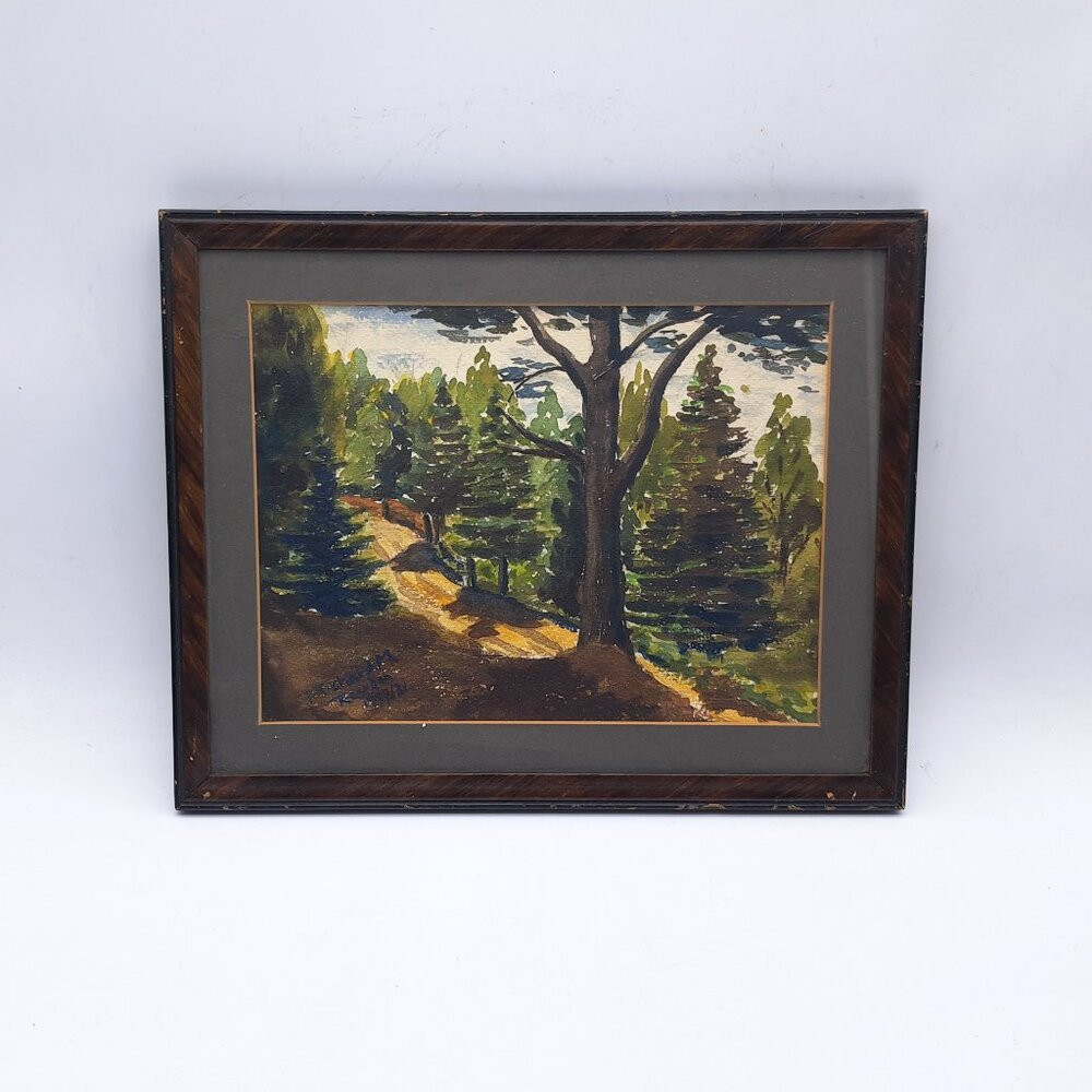 1931 Forest Painting Rawdon, Quebec